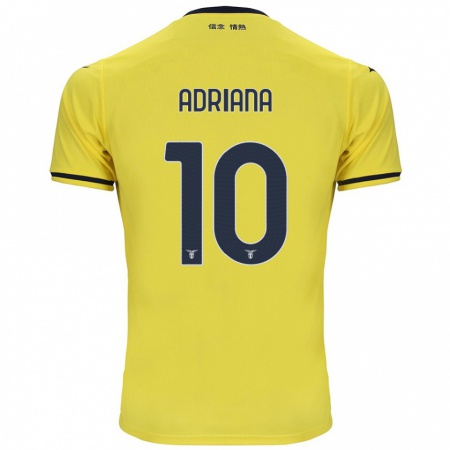 Kandiny Herren Adriana Martín Santamaría #10 Gelb Auswärtstrikot Trikot 2024/25 T-Shirt