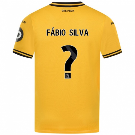 Kandiny Damen Fábio Silva #0 Gelb Heimtrikot Trikot 2024/25 T-Shirt