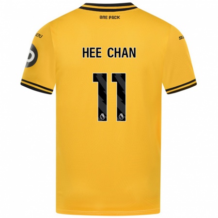 Kandiny Damen Hee-Chan Hwang #11 Gelb Heimtrikot Trikot 2024/25 T-Shirt