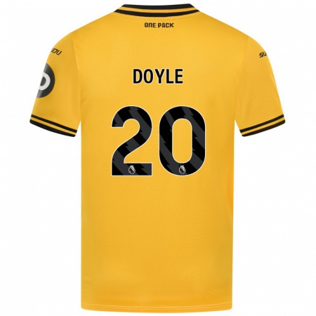 Kandiny Damen Tommy Doyle #20 Gelb Heimtrikot Trikot 2024/25 T-Shirt