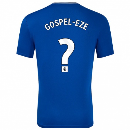 Kandiny Damen Goodness Gospel-Eze #0 Blau Mit Heimtrikot Trikot 2024/25 T-Shirt