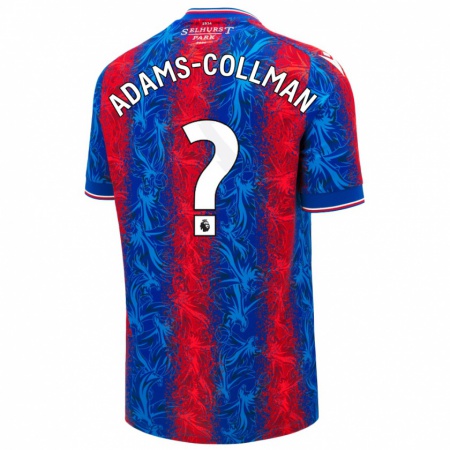 Kandiny Damen Kai-Reece Adams-Collman #0 Rot Blauen Streifen Heimtrikot Trikot 2024/25 T-Shirt