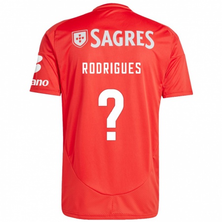 Kandiny Damen Miguel Rodrigues #0 Rot Weiß Heimtrikot Trikot 2024/25 T-Shirt