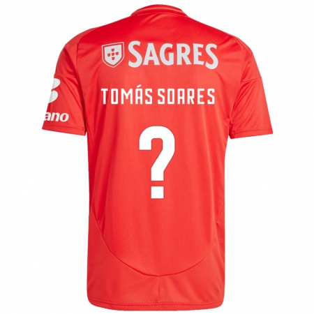 Kandiny Damen Tomás Soares #0 Rot Weiß Heimtrikot Trikot 2024/25 T-Shirt