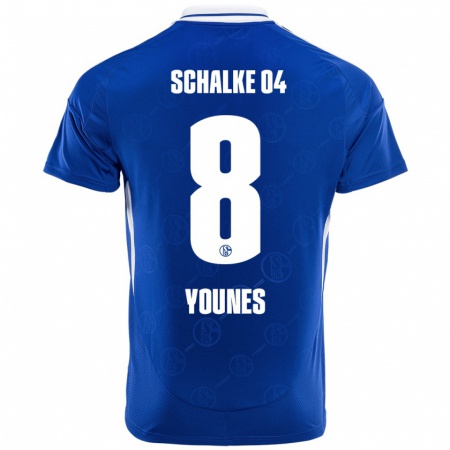 Kandiny Damen Amin Younes #8 Königsblau Heimtrikot Trikot 2024/25 T-Shirt