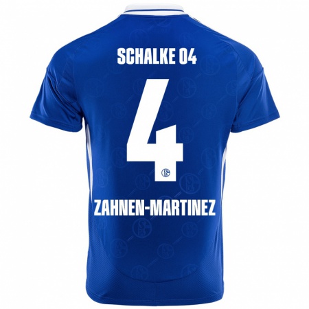 Kandiny Damen Pablo Zahnen-Martinez #4 Königsblau Heimtrikot Trikot 2024/25 T-Shirt