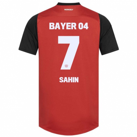 Kandiny Damen Batuhan Sahin #7 Rot Schwarz Heimtrikot Trikot 2024/25 T-Shirt