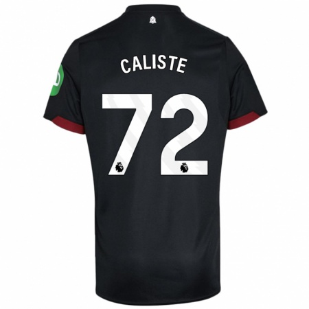 Kandiny Damen Gabriel Caliste #72 Schwarz Weiß Auswärtstrikot Trikot 2024/25 T-Shirt