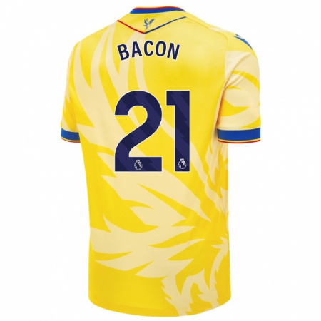 Kandiny Damen Skye Bacon #21 Gelb Auswärtstrikot Trikot 2024/25 T-Shirt