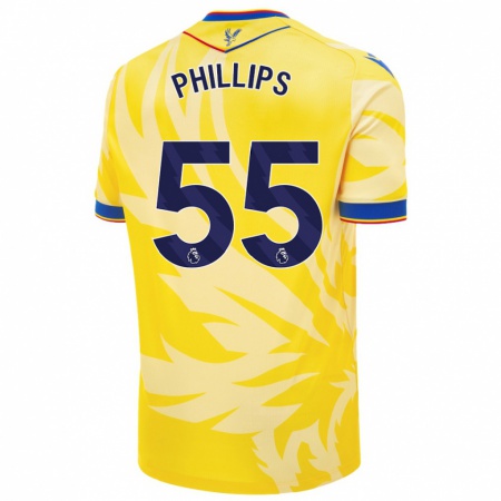 Kandiny Damen Killian Phillips #55 Gelb Auswärtstrikot Trikot 2024/25 T-Shirt