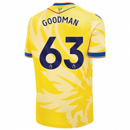 Kandiny Damen Owen Goodman #63 Gelb Auswärtstrikot Trikot 2024/25 T-Shirt