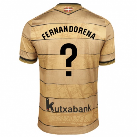 Kandiny Damen Alex Fernandorena #0 Braun Auswärtstrikot Trikot 2024/25 T-Shirt