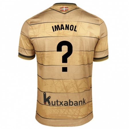 Kandiny Damen Imanol Ruiz #0 Braun Auswärtstrikot Trikot 2024/25 T-Shirt