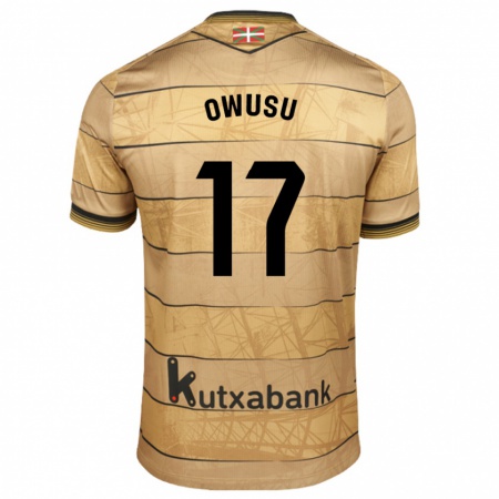 Kandiny Damen Jacqueline Owusu #17 Braun Auswärtstrikot Trikot 2024/25 T-Shirt