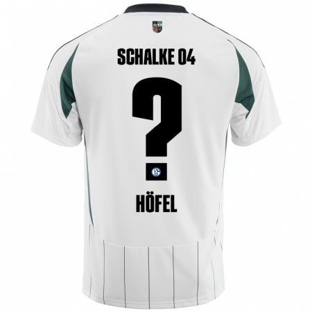 Kandiny Damen Luca Höfel #0 Weiß Grün Auswärtstrikot Trikot 2024/25 T-Shirt