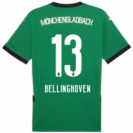 Kandiny Damen Christina Bellinghoven #13 Grün Weiß Auswärtstrikot Trikot 2024/25 T-Shirt