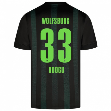 Kandiny Damen David Odogu #33 Dunkelgrün Auswärtstrikot Trikot 2024/25 T-Shirt