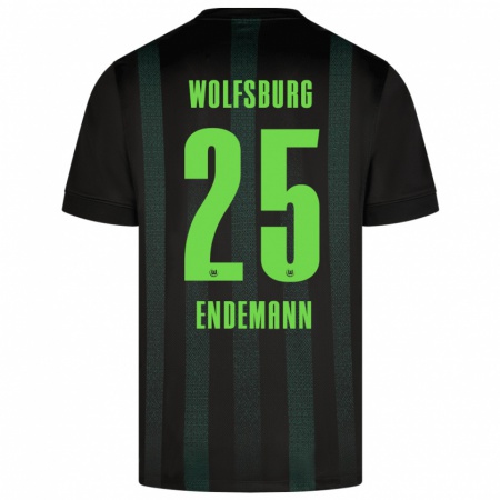 Kandiny Damen Vivien Endemann #25 Dunkelgrün Auswärtstrikot Trikot 2024/25 T-Shirt