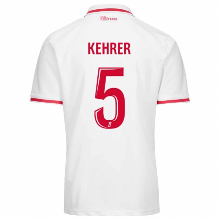 Kandiny Kinder Thilo Kehrer #5 Weiß Rot Heimtrikot Trikot 2024/25 T-Shirt