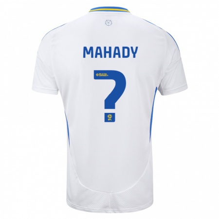 Kandiny Kinder Rory Mahady #0 Weiß Blau Heimtrikot Trikot 2024/25 T-Shirt