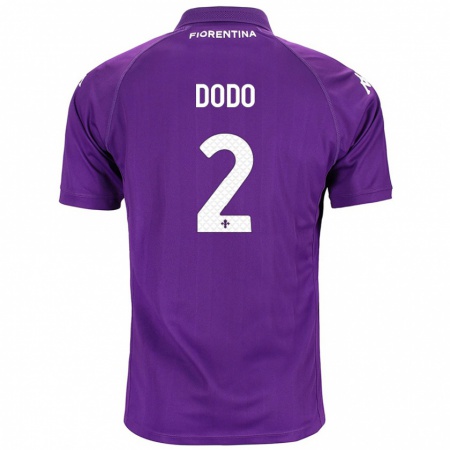 Kandiny Kinder Dodô #2 Violett Heimtrikot Trikot 2024/25 T-Shirt