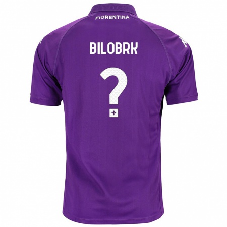 Kandiny Kinder Ante Bilobrk #0 Violett Heimtrikot Trikot 2024/25 T-Shirt