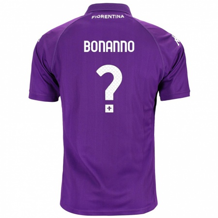 Kandiny Kinder Piergiorgio Bonanno #0 Violett Heimtrikot Trikot 2024/25 T-Shirt