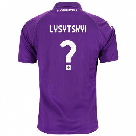 Kandiny Kinder Andriy Lysytskyi #0 Violett Heimtrikot Trikot 2024/25 T-Shirt