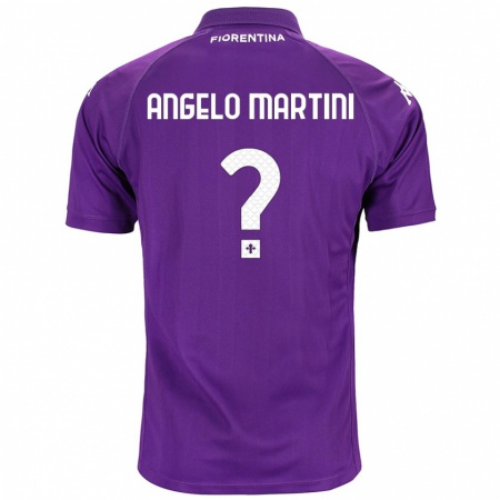 Kandiny Kinder Angelo Martini #0 Violett Heimtrikot Trikot 2024/25 T-Shirt