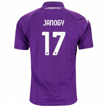 Kandiny Kinder Madelen Janogy #17 Violett Heimtrikot Trikot 2024/25 T-Shirt