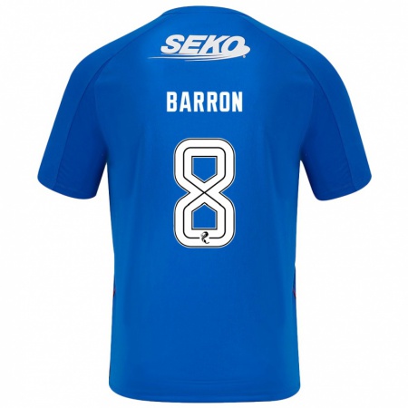 Kandiny Kinder Connor Barron #8 Dunkelblau Heimtrikot Trikot 2024/25 T-Shirt