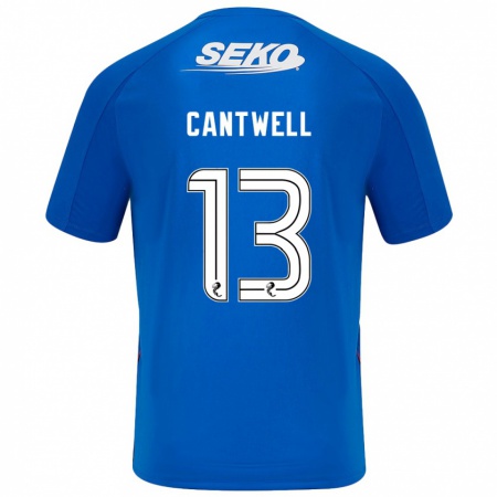 Kandiny Kinder Todd Cantwell #13 Dunkelblau Heimtrikot Trikot 2024/25 T-Shirt