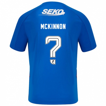 Kandiny Kinder Cole Mckinnon #0 Dunkelblau Heimtrikot Trikot 2024/25 T-Shirt