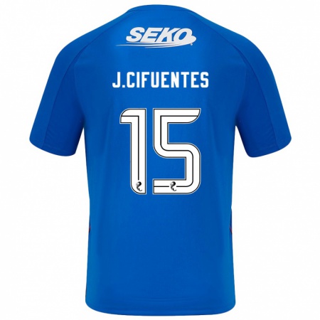 Kandiny Kinder José Cifuentes #15 Dunkelblau Heimtrikot Trikot 2024/25 T-Shirt