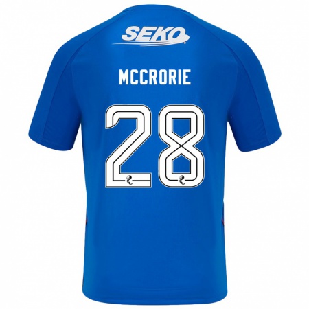 Kandiny Kinder Robby Mccrorie #28 Dunkelblau Heimtrikot Trikot 2024/25 T-Shirt