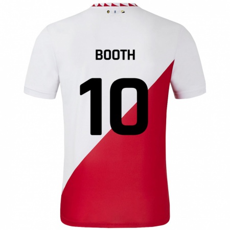 Kandiny Kinder Taylor Booth #10 Weiß Rot Heimtrikot Trikot 2024/25 T-Shirt