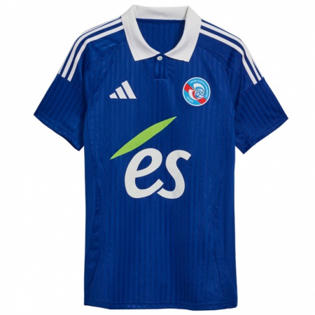 Kandiny Kinder Samir El Mourabet #0 Blau Weiß Heimtrikot Trikot 2024/25 T-Shirt