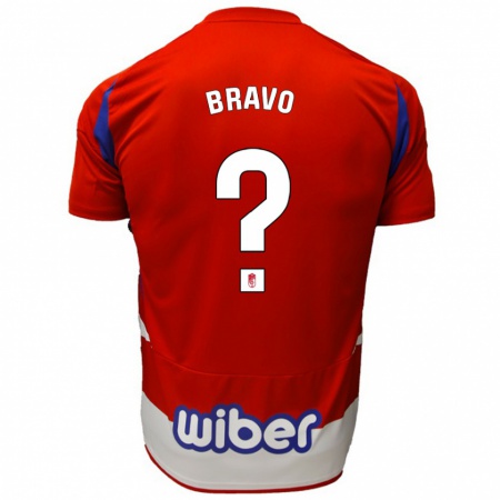 Kandiny Kinder Roberto Bravo #0 Rot Weiß Blau Heimtrikot Trikot 2024/25 T-Shirt