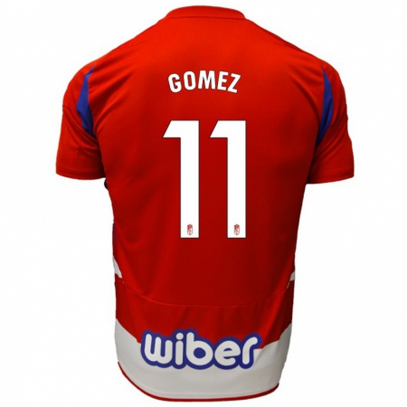 Kandiny Kinder Andrea Gómez #11 Rot Weiß Blau Heimtrikot Trikot 2024/25 T-Shirt