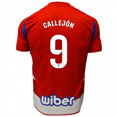 Kandiny Kinder José Callejón #9 Rot Weiß Blau Heimtrikot Trikot 2024/25 T-Shirt