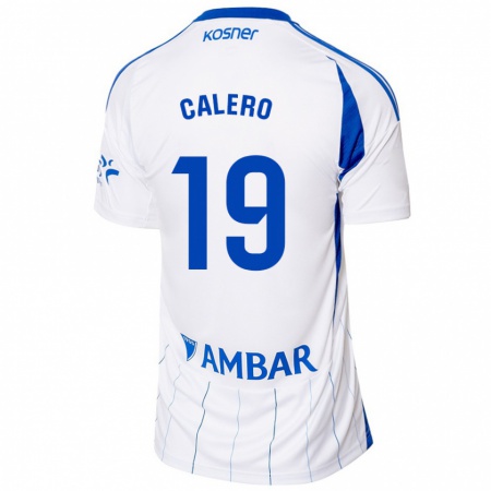 Kandiny Kinder Iván Calero #19 Rot Weiß Heimtrikot Trikot 2024/25 T-Shirt