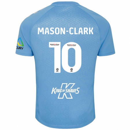 Kandiny Kinder Ephron Mason-Clark #10 Blau Weiß Heimtrikot Trikot 2024/25 T-Shirt