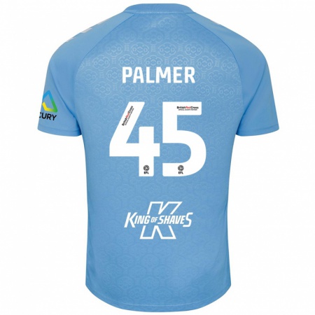 Kandiny Kinder Kasey Palmer #45 Blau Weiß Heimtrikot Trikot 2024/25 T-Shirt