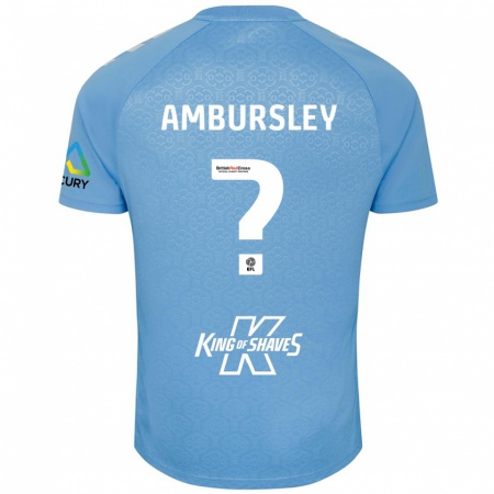 Kandiny Kinder Conrad Ambursley #0 Blau Weiß Heimtrikot Trikot 2024/25 T-Shirt