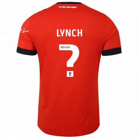 Kandiny Kinder Oliver Lynch #0 Orange Schwarz Heimtrikot Trikot 2024/25 T-Shirt