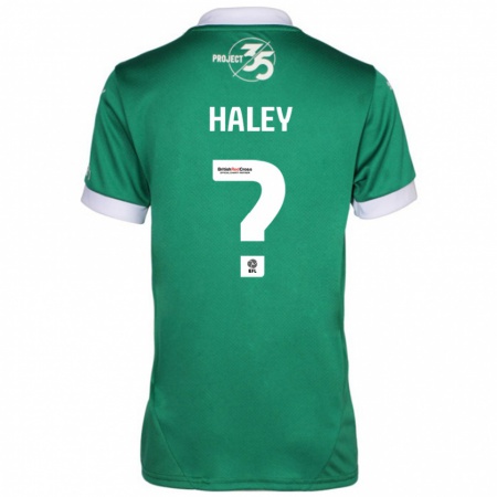 Kandiny Kinder Toby Haley #0 Grün Weiß Heimtrikot Trikot 2024/25 T-Shirt