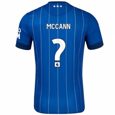 Kandiny Kinder Darragh Mccann #0 Marineblau Heimtrikot Trikot 2024/25 T-Shirt