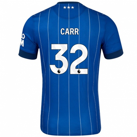 Kandiny Kinder Ryan Carr #32 Marineblau Heimtrikot Trikot 2024/25 T-Shirt