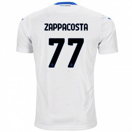 Kandiny Kinder Davide Zappacosta #77 Weiß Auswärtstrikot Trikot 2024/25 T-Shirt