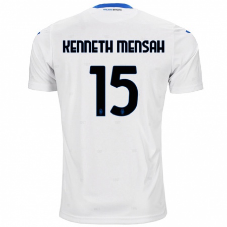 Kandiny Kinder Anthony Kenneth Mensah #15 Weiß Auswärtstrikot Trikot 2024/25 T-Shirt